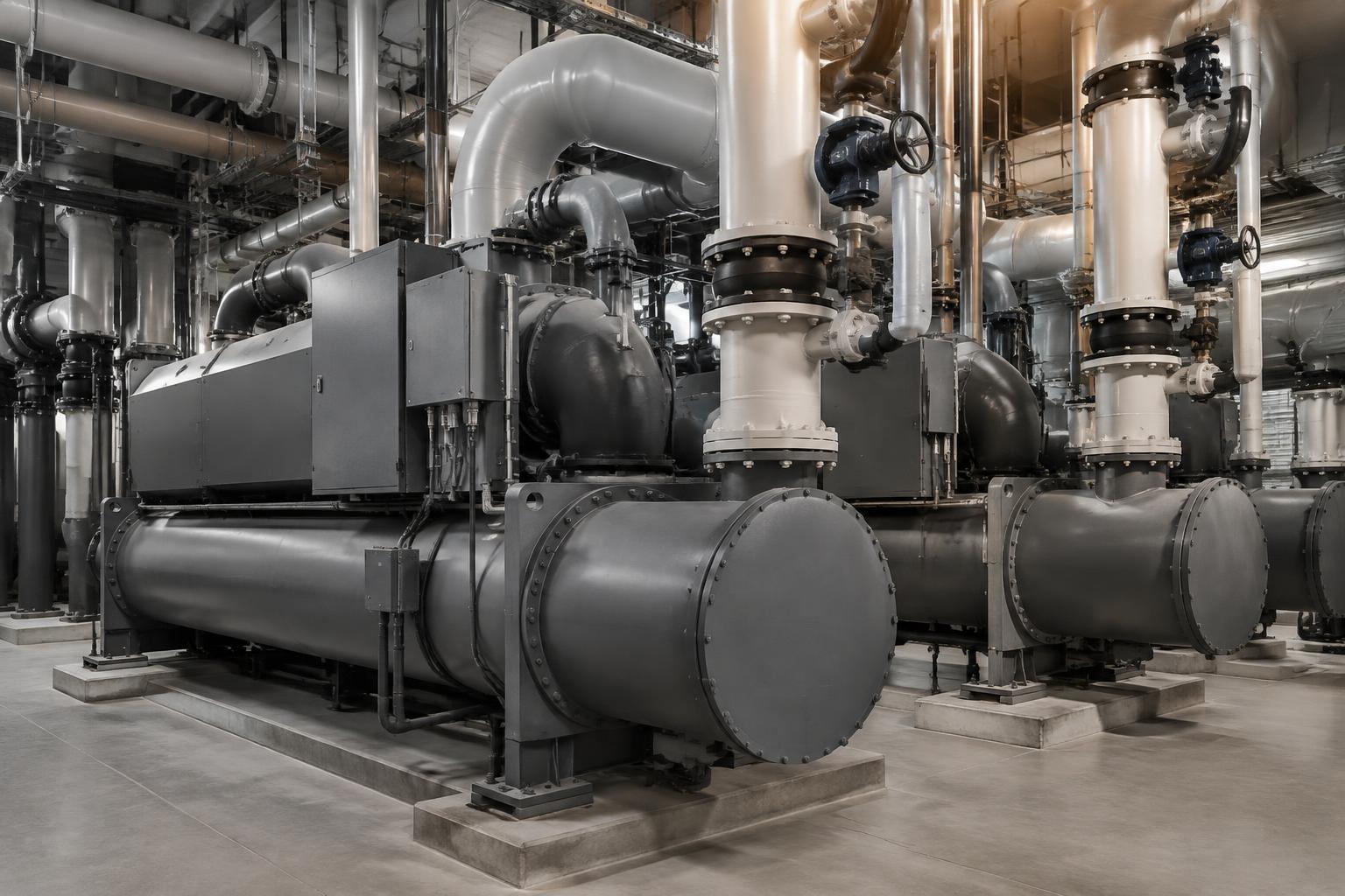 Reference photography for the Central Plant Equipment Replacement case-study template